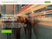 Tablet Screenshot of 1pagewebsitedesign.com